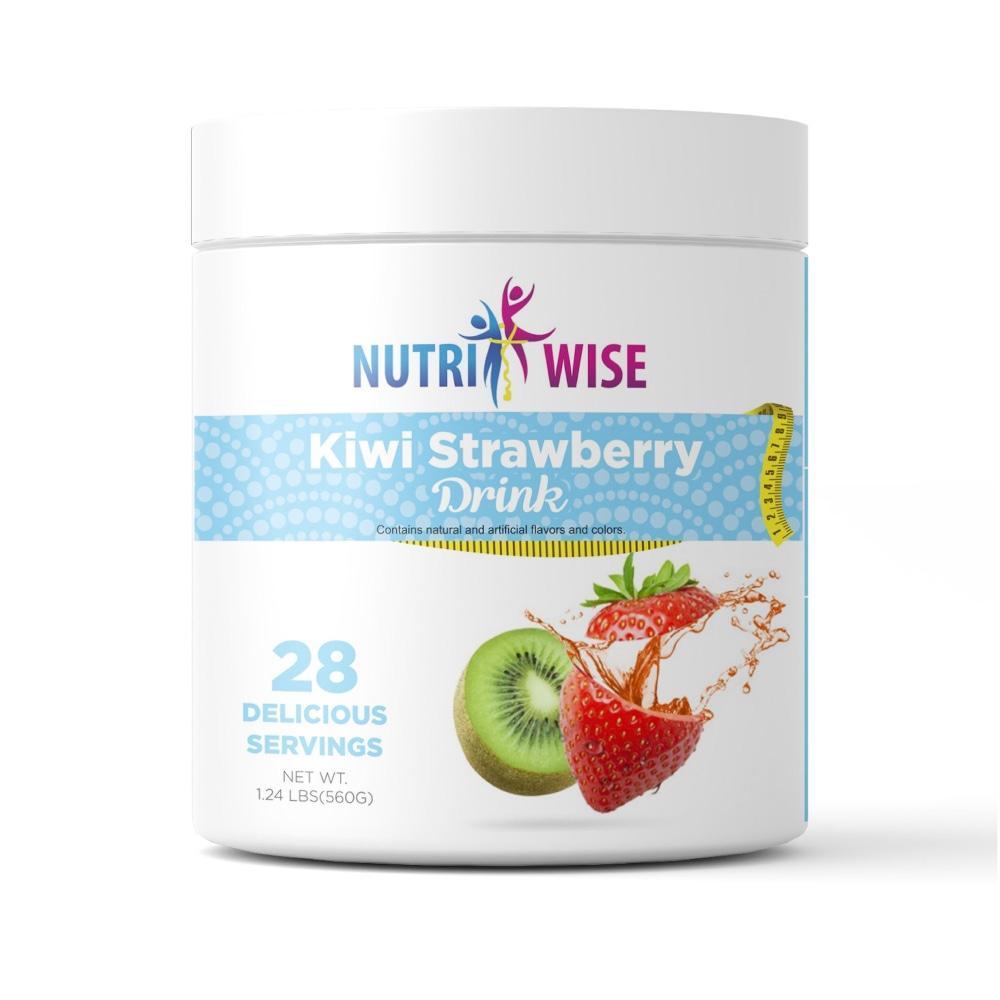 NutriWise - Kiwi Strawberry Drink Canister (28 serv.) - NutriWise