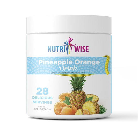 NutriWise - Pineapple Orange Fruit Drink Canister (28 serv.) - NutriWise
