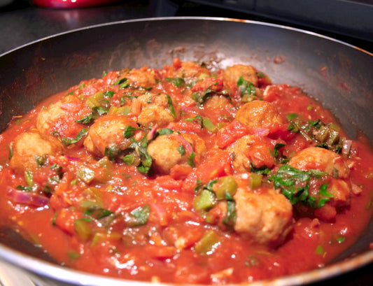 Turkey Meatballs in Tomato Sauce - NutriWise