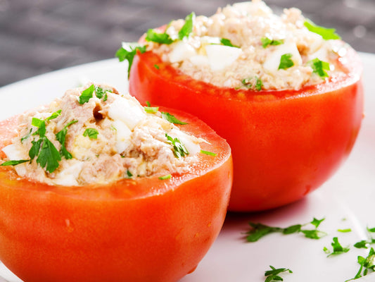 Alfredo Stuffed Tomato - NutriWise