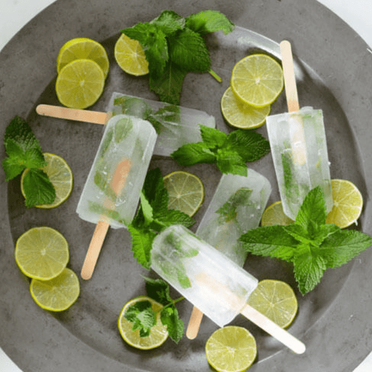 Protein Mint Lemonade Popsicles - NutriWise