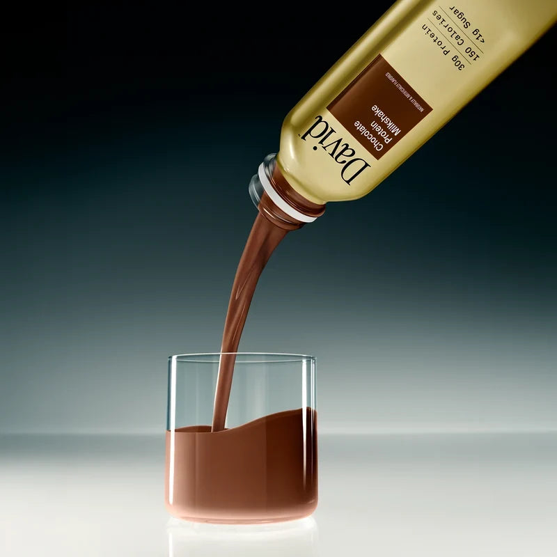 David 30g High-Protein Chocolate Milkshake (1 bottle)