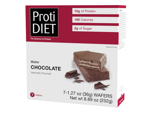 ProtiDiet - Chocolate Wafer Bars (7/Box) - Doctors Weight Loss