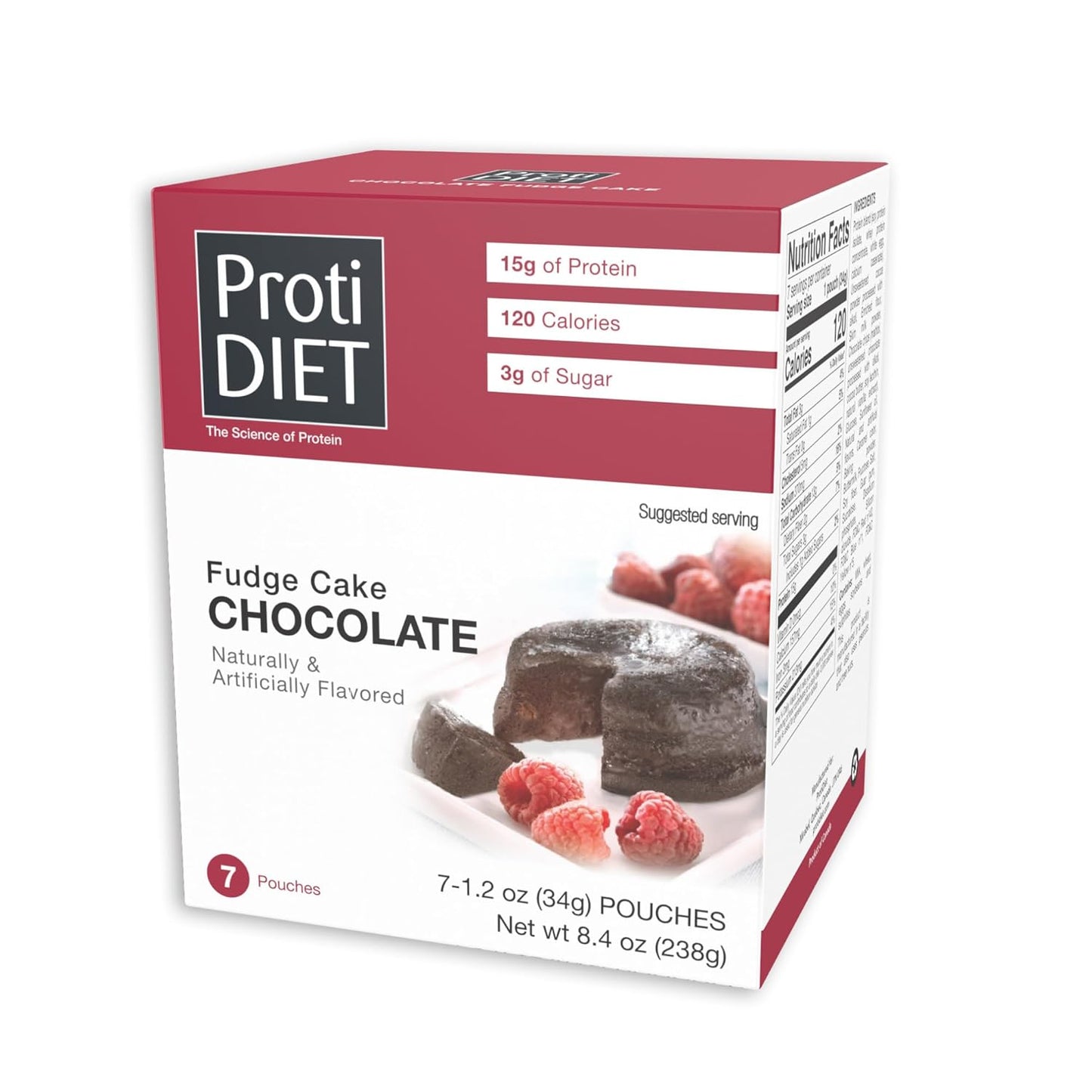 ProtiDIET Chocolate Fudge Cake 7ct