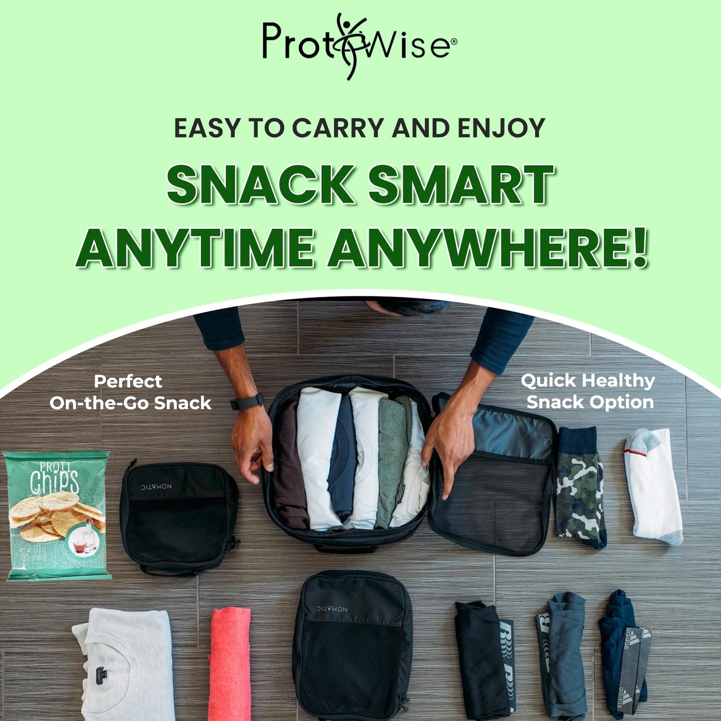 ProtiWise Sea Salt & Vinegar Chips | High-Protein & Fiber (1ct)