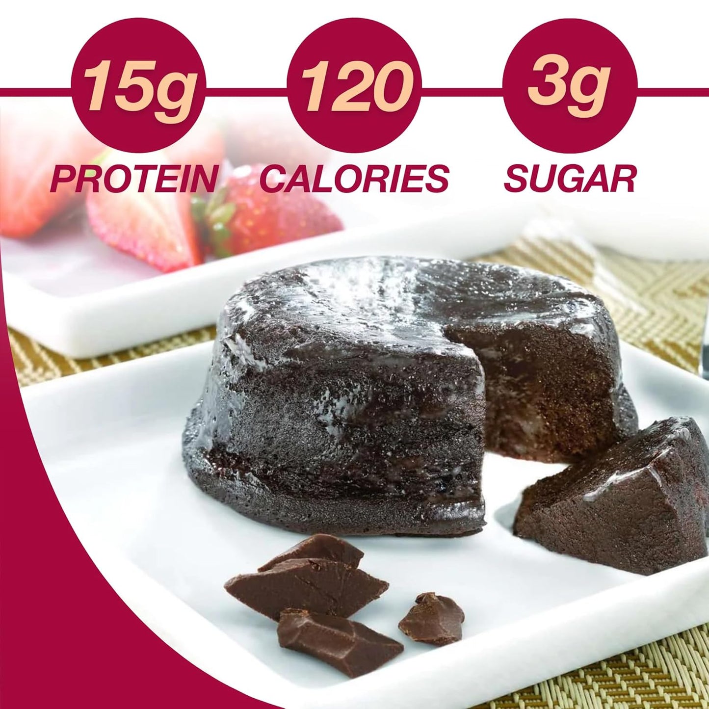 ProtiDIET Chocolate Fudge Cake 7ct