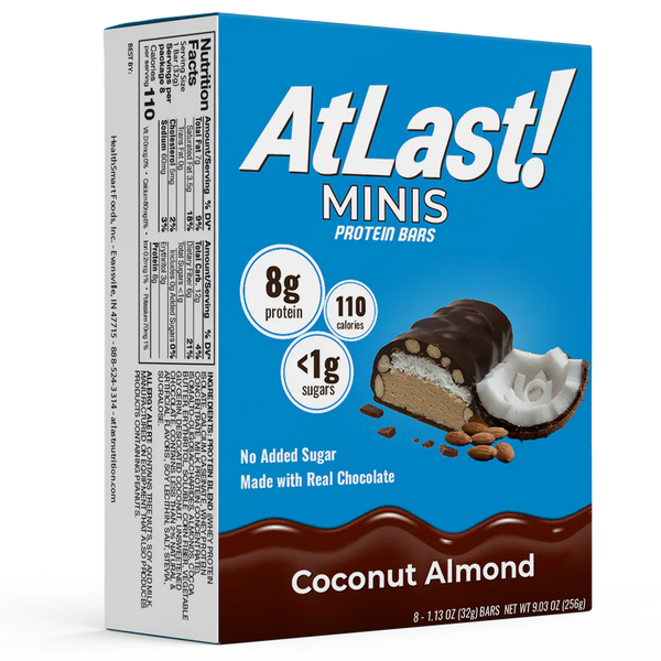 glp 1 coconut bites Atlast! Minis Coconut Almond Protein Bars (8ct)
