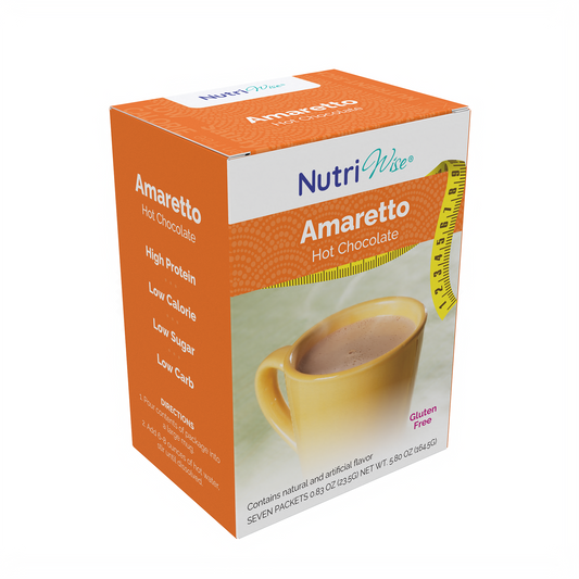 NutriWise Amaretto Hot Chocolate (7/Box)