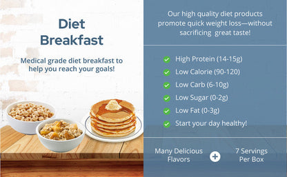 ProtiDiet - Natural Pancake (7/Box) - Doctors Weight Loss