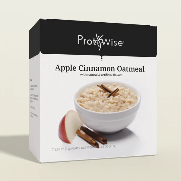 ProtiWise Apple Cinnamon Oatmeal | High-Fiber Oatmeal (7ct)