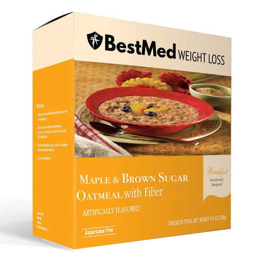 BestMed - Maple Brown Sugar Oatmeal (5/Box) - Doctors Weight Loss