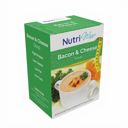 Nutriwise High-Protein Bacon & Cheese Soup (7/Box)