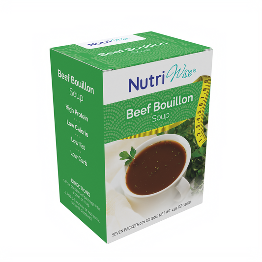 NutriWise Beef Bouillon Soup (7/Box)