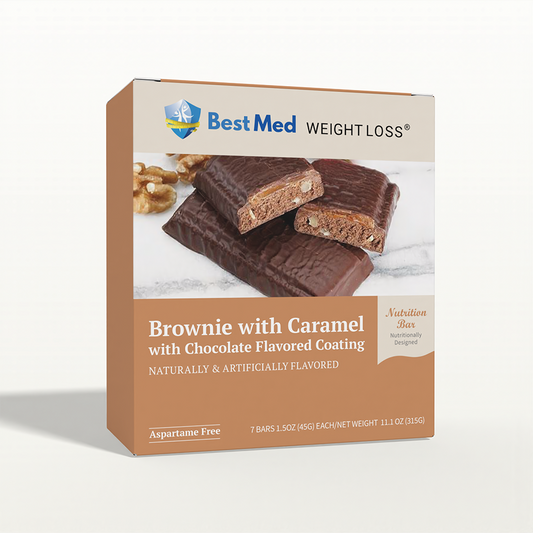 BestMed High Protein Snack Bar, Brownie with Caramel (7ct)