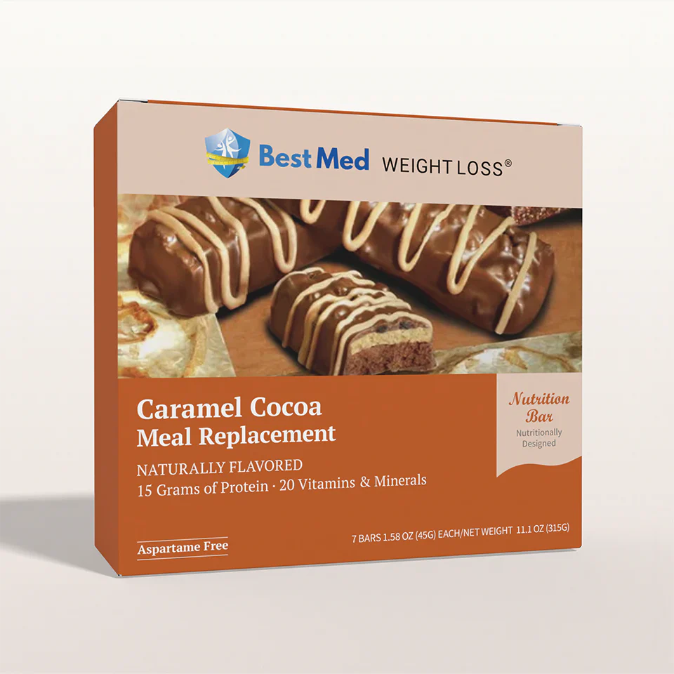 BestMed Meal Replacement Protein Bar, Cocoa Caramel (7ct)