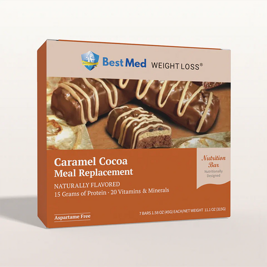 BestMed Meal Replacement Protein Bar, Cocoa Caramel (7ct)