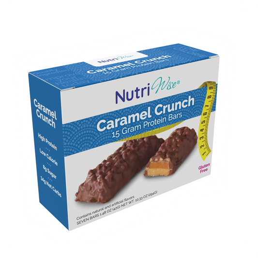 NutriWise Caramel Crunch Bar (7/Box)