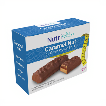 NutriWise Caramel Nut Bar (7/Box)