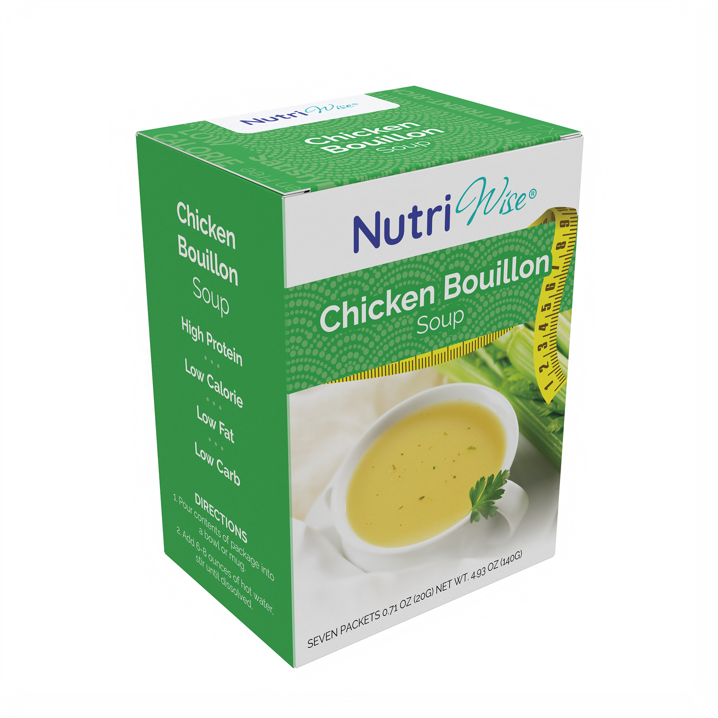 NutriWise Chicken Bouillon Soup (7/ Box)