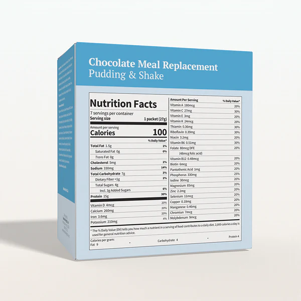BestMed Chocolate Pudding & Shake Meal Replacement (7ct)