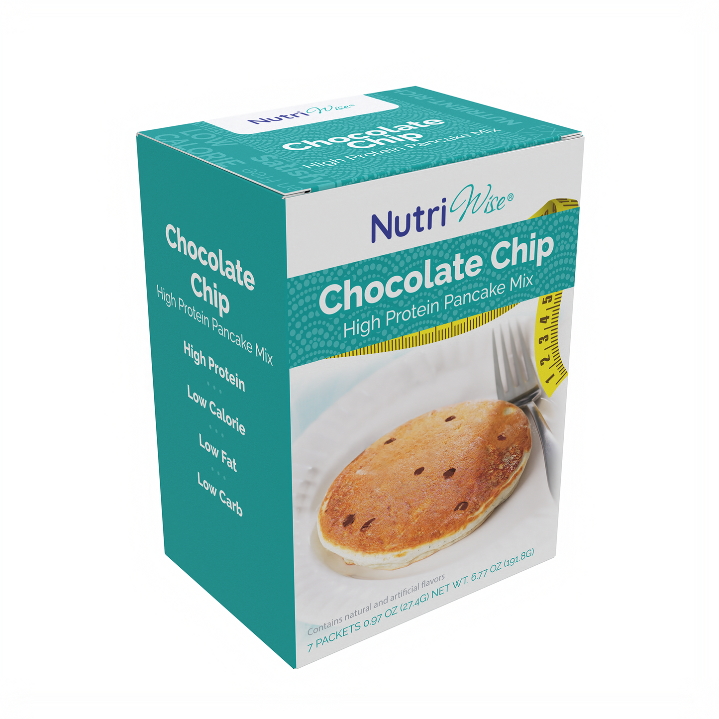 NutriWise Chocolate Chip Pancake Mix (7/Box)