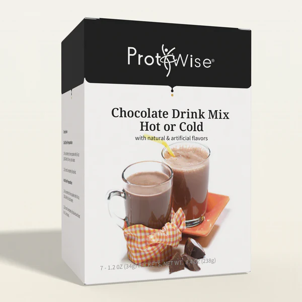ProtiWise 18g Chocolate Drink Mix | High-Quality Whey Milk Protein (7ct)