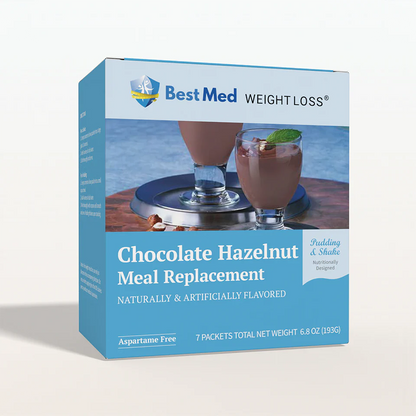 BestMed Chocolate Hazelnut Pudding & Shake Meal Replacement (7ct)