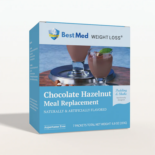 BestMed Chocolate Hazelnut Pudding & Shake Meal Replacement (7ct)