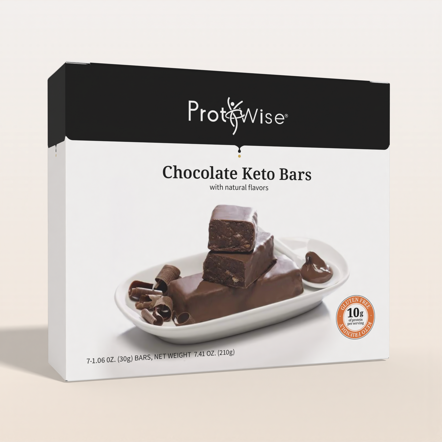 ProtiWise Gluten-Free Chocolate Keto Bars (7/Box)