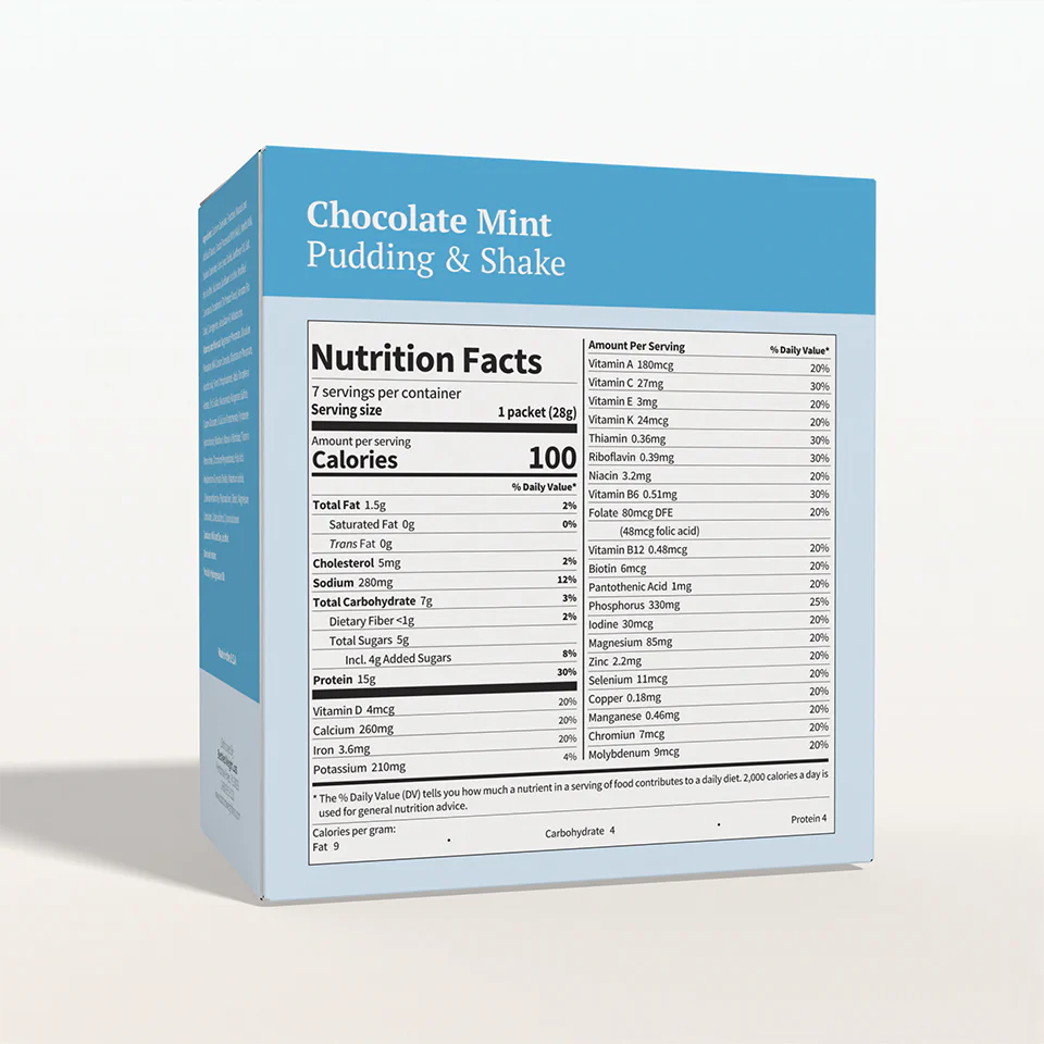 BestMed Chocolate Mint Pudding & Shake Meal Replacement (7ct)