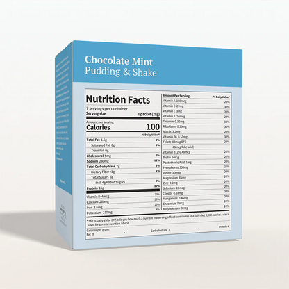 BestMed Chocolate Mint Pudding & Shake Meal Replacement (7ct)