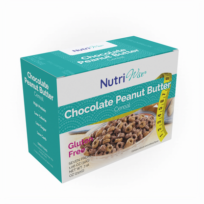 NutriWise Chocolate Peanut Butter Cereal (7/Box)