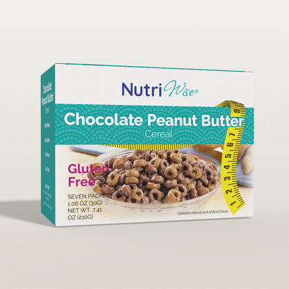 NutriWise Chocolate Peanut Butter Cereal (7/Box)