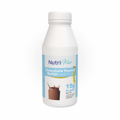 NutriWise Chocolate Peanut Butter Shake (6-Pack Bottles)