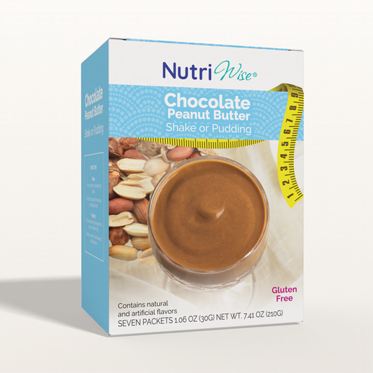 Chocolate Peanut Butter Diet Protein Shake or Pudding - NutriWise (7/Box)