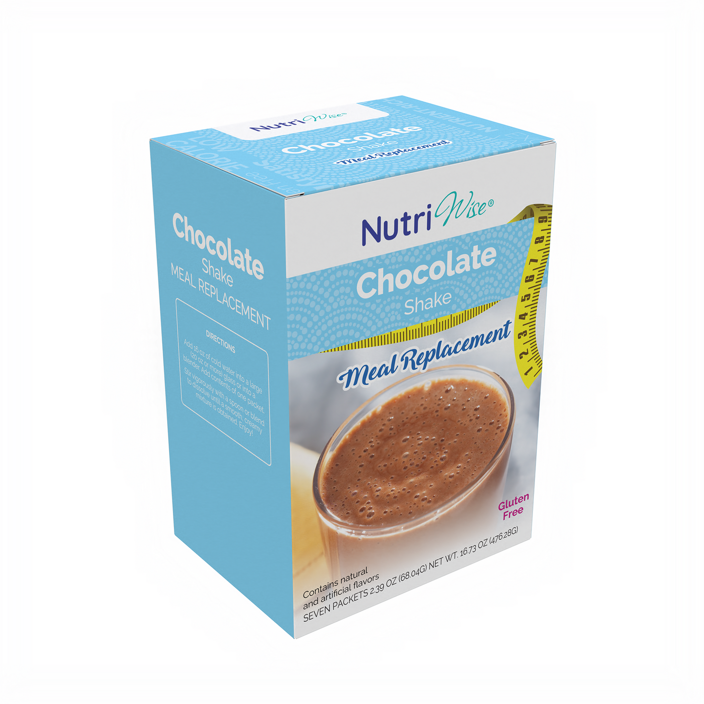 NutriWise Chocolate 35g Protein Meal Replacement Shake (7/Box)