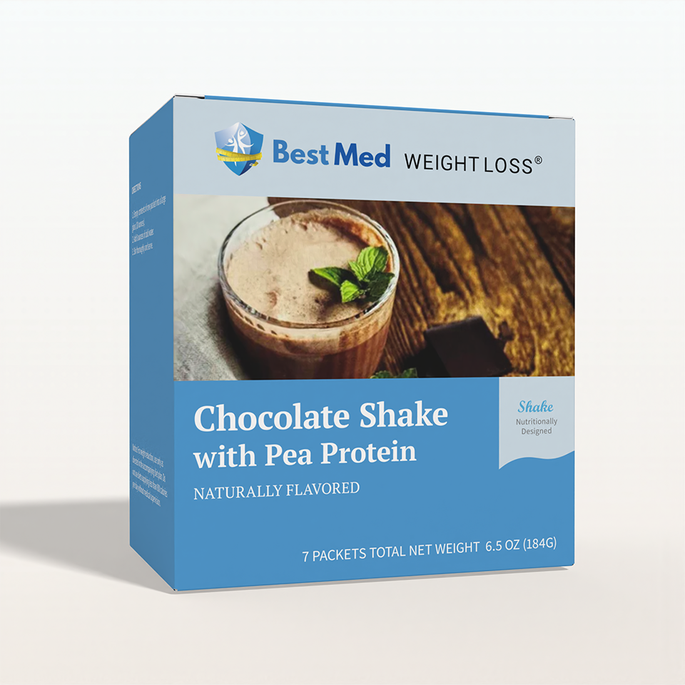 BestMed Chocolate Shake, High-Quality Pea Protein (7ct)