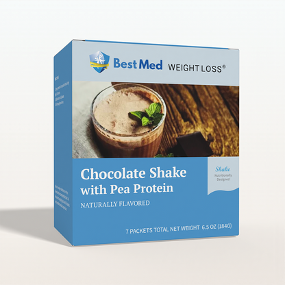 BestMed Chocolate Shake, High-Quality Pea Protein (7ct)