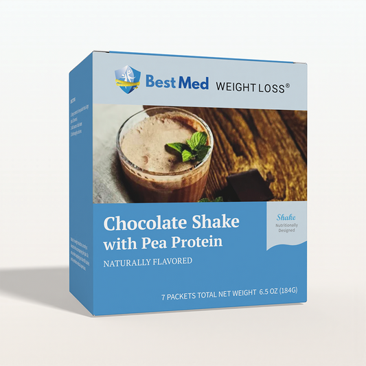 BestMed Chocolate Shake, High-Quality Pea Protein (7ct)