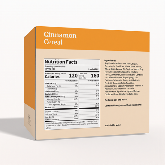 BestMed High-Protein Cereal, Cinnamon~O (5ct)