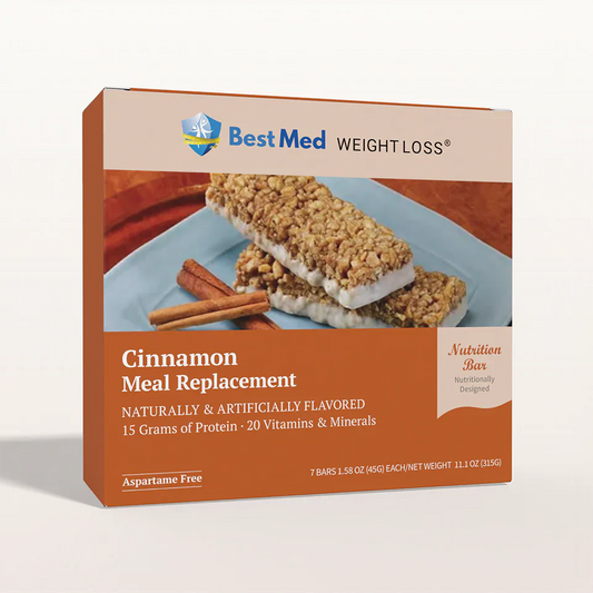 🎁 BestMed Meal Replacement High-Protein Bar, Cinnamon (7ct) (100% off)