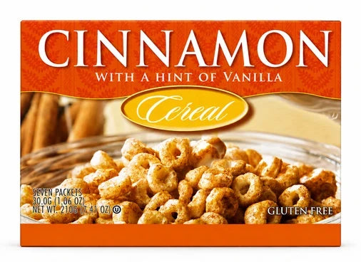 NutriWise Cinnamon Vanilla Cereal | 15g High-Protein Breakfast (7ct)