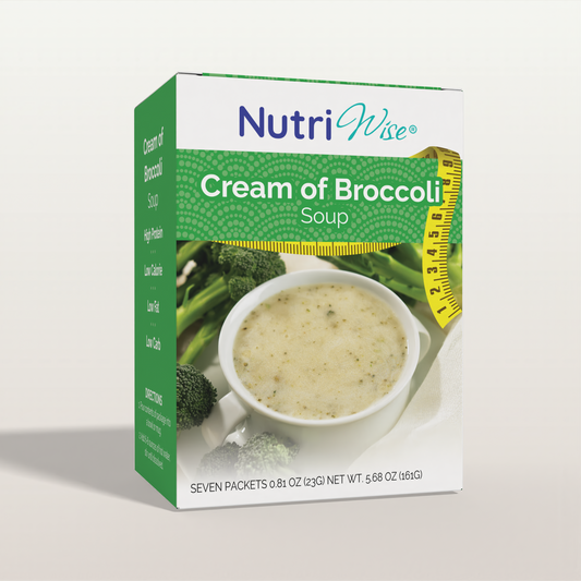 NutriWise Protein Cream of Broccoli Diet Protein Soup (7/Box)