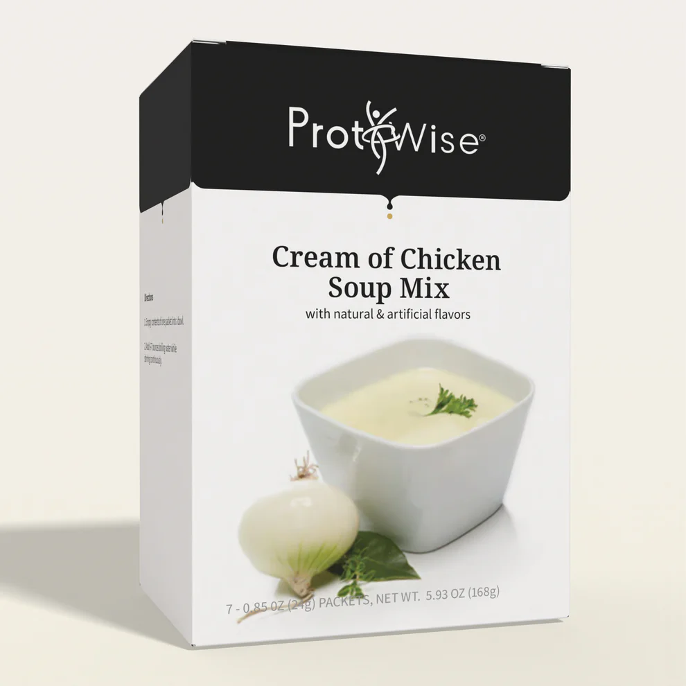 ProtiWise Cream of Chicken Soup | High-Protein Chicken Soup (7ct)