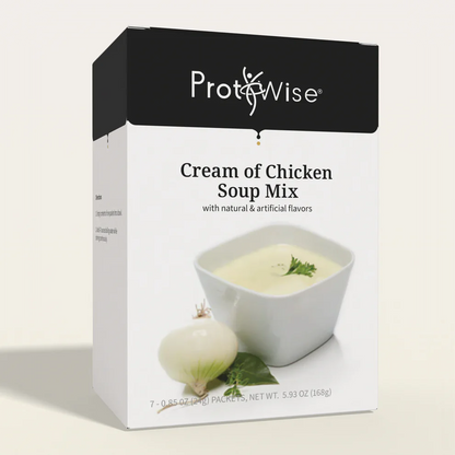 ProtiWise Cream of Chicken Soup | High-Protein Chicken Soup (7ct)