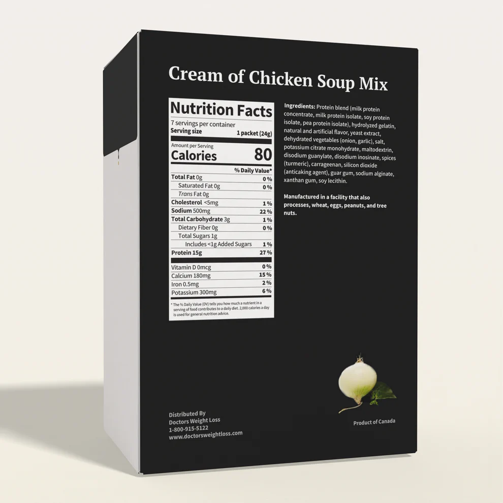 ProtiWise Cream of Chicken Soup | High-Protein Chicken Soup (7ct)