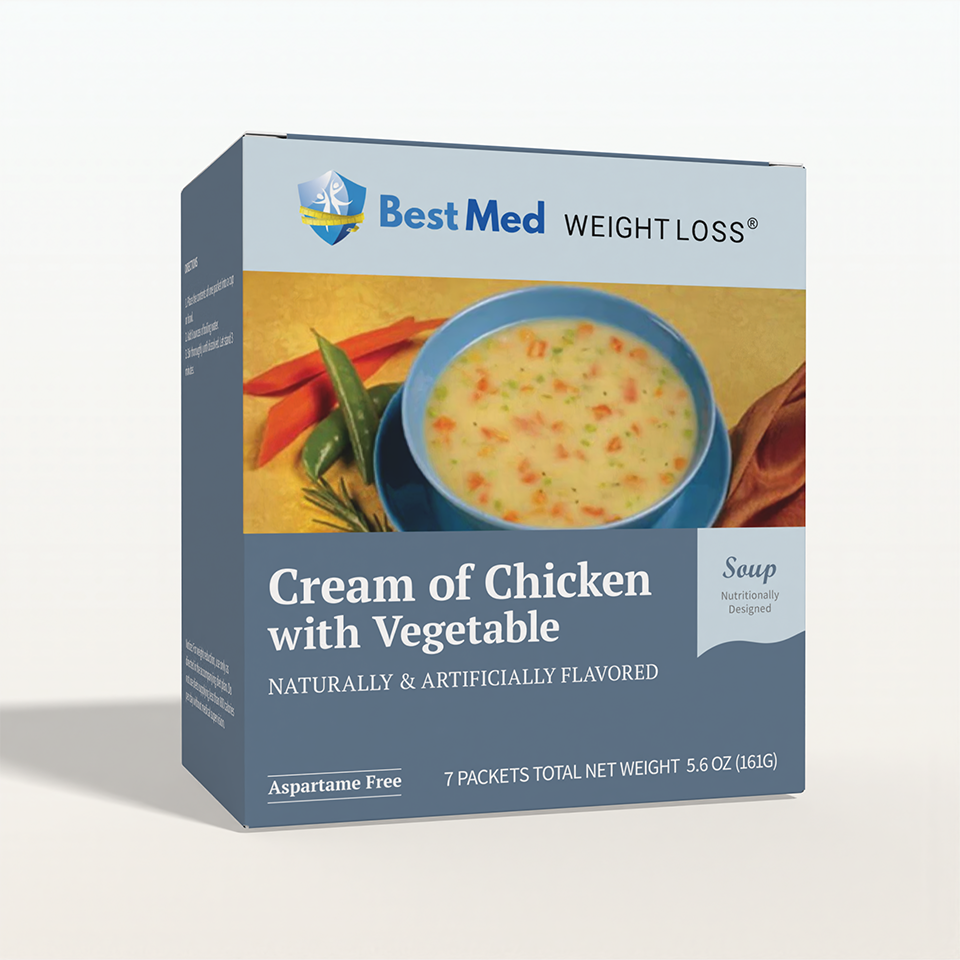 BestMed High-Protein Soup, Cream of Chicken with Vegetable (7ct)