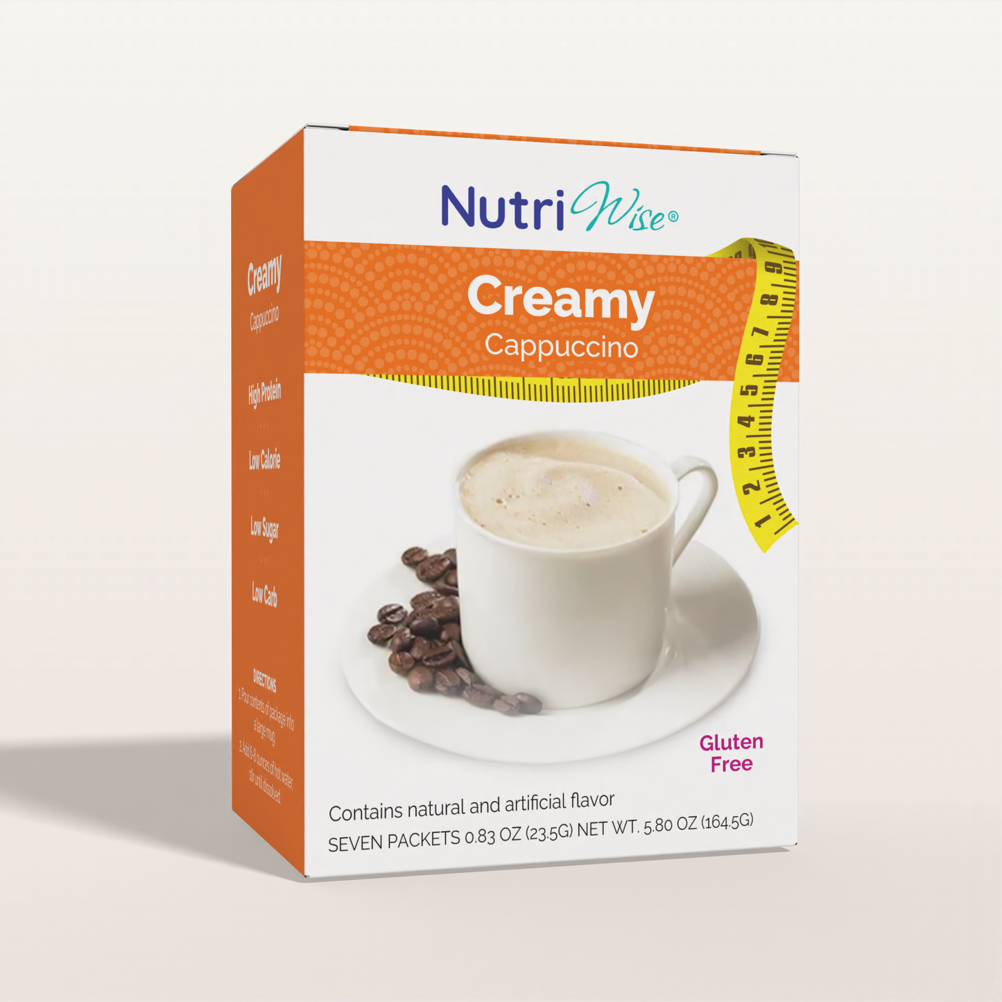 NutriWise High-Protein Creamy Classic Cappuccino (7/Box)