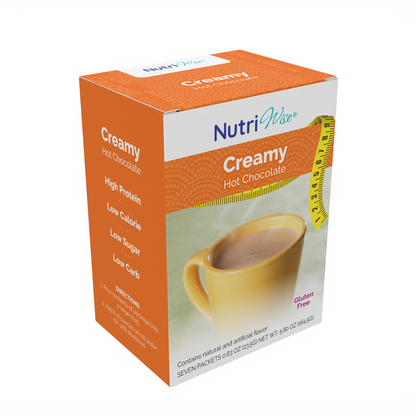 NutriWise Creamy Classic Hot Chocolate (7/Box)