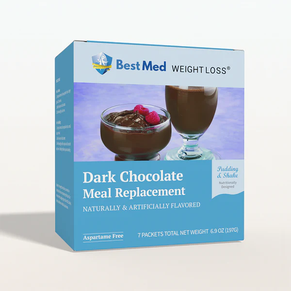 BestMed Dark Chocolate Pudding & Shake Meal Replacement (7ct)
